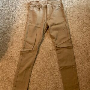 Levi's Beige 512 Slim Fit Jeans